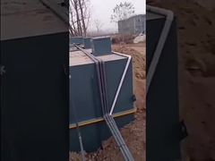 El acero de carbono enterró el hospital completo 10m3/H nacional del equipo del tratamiento de aguas residuales de MBR