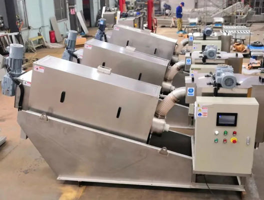 Máquina de desecación de acero inoxidable de la prensa espiral automática