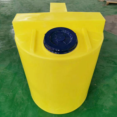 dosificación de mezcla plástica inferior plana de PAM Dissolving Sewage Treatment Reagent del cubo de 200L PE