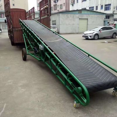 Mueble de acero del transportador de correa de caucho de la industria de la ayuda de carbono para el carbón de la mina del grano