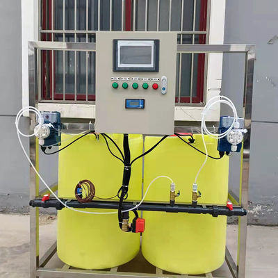 Lanzamiento lento de 1000L/H PE Pac Pam Flocculant Automatic Dosing Machine que disuelve
