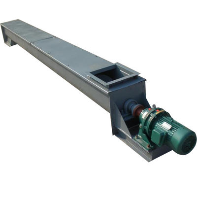 Tipo de acero inoxidable de acero del transportador de tornillo del eje de carbono U menos el barro seco de la piedra del polvo
