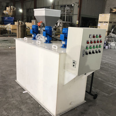 La caja 500L/H tres integró el tratamiento de aguas residuales del dispositivo de PAM Dry Powder Automatic Dosing