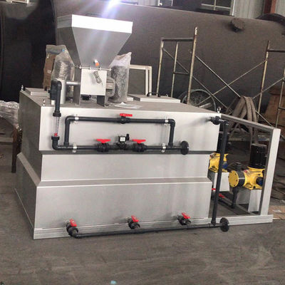 La caja 500L/H tres integró el tratamiento de aguas residuales del dispositivo de PAM Dry Powder Automatic Dosing