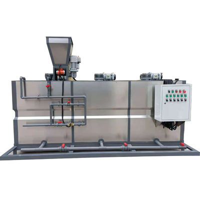 La caja 500L/H tres integró el tratamiento de aguas residuales del dispositivo de PAM Dry Powder Automatic Dosing