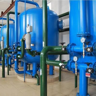 la arena de acero inoxidable multi del cuarzo del filtro de medios 30m3/H activó el filtro mecánico del carbono