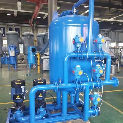 la arena de acero inoxidable multi del cuarzo del filtro de medios 30m3/H activó el filtro mecánico del carbono