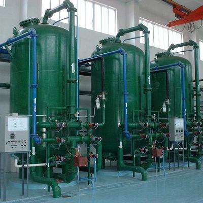 la arena de acero inoxidable multi del cuarzo del filtro de medios 30m3/H activó el filtro mecánico del carbono