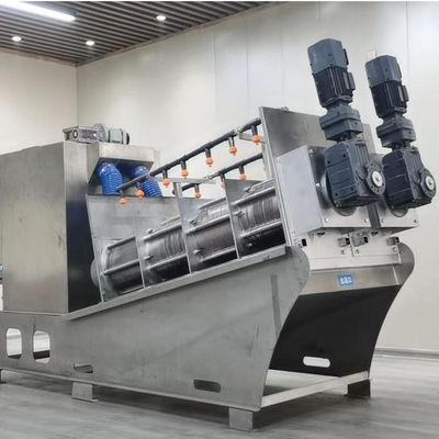 desecación de acero inoxidable de desecación del barro del limo de carbón de la máquina del barro espiral 12m3/H