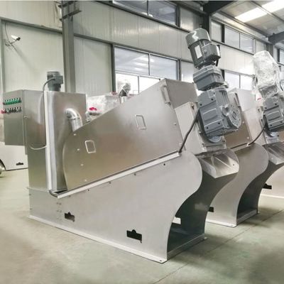 desecación de acero inoxidable de desecación del barro del limo de carbón de la máquina del barro espiral 12m3/H