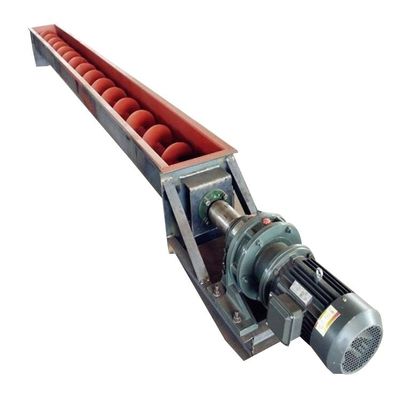 sistema de transportador espiral shaftless de acero del grano de la ceniza de carbón del transportador de tornillo de carbono 2m3/H