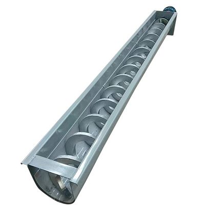 sistema de transportador espiral shaftless de acero del grano de la ceniza de carbón del transportador de tornillo de carbono 2m3/H
