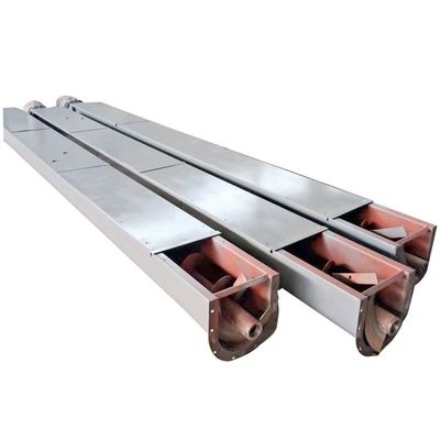 sistema de transportador espiral shaftless de acero del grano de la ceniza de carbón del transportador de tornillo de carbono 2m3/H