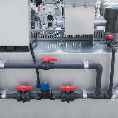 3000L/H sistema de dosificación automático SS para imprimir el tratamiento de aguas residuales de teñido