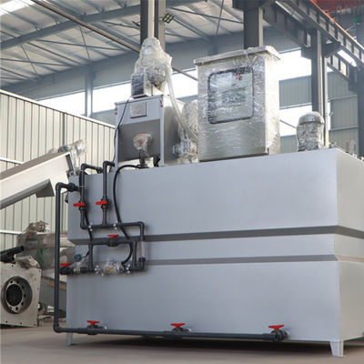3000L/H sistema de dosificación automático SS para imprimir el tratamiento de aguas residuales de teñido