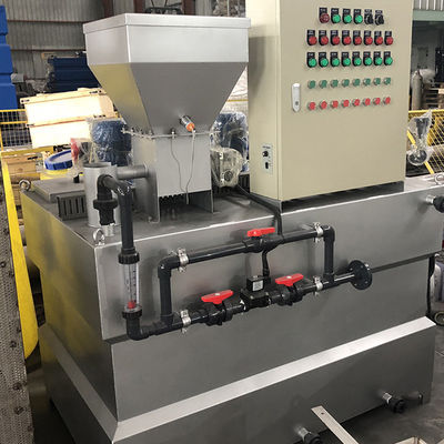 Tratamiento de aguas residuales industrial de dosificación automático integrado de acero inoxidable del sistema