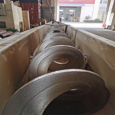 Equipo de transportador espiral del residuo de la rejilla del transportador de Shaftless de la depuradora de aguas residuales