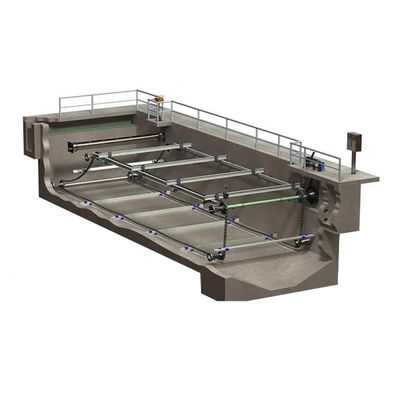 Raspador de barro de cadena no metálico en el tanque de sedimentación del barro