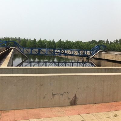 Raspador de barro que viaja de acero inoxidable horizontal para tratamiento de aguas residuales