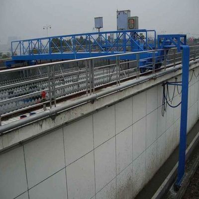 Raspador de barro que viaja de acero inoxidable horizontal para tratamiento de aguas residuales