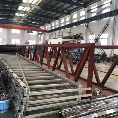 Raspador de barro que viaja de acero inoxidable horizontal para tratamiento de aguas residuales