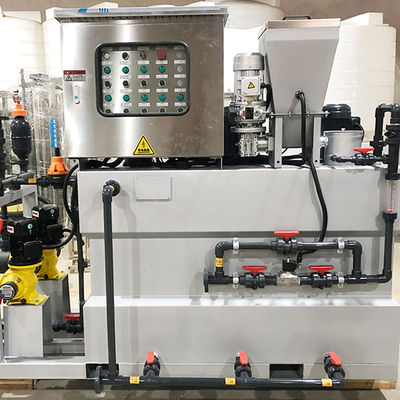 Base ácida de la dosificadora automática completa del polvo seco del PAM PAC integrada