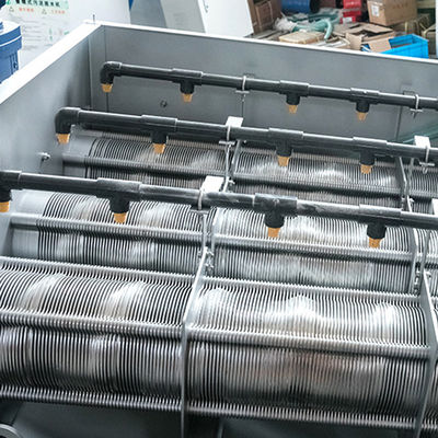 Tipo espiral material de la máquina de deshidratación del lodo de la prensa de tornillo SS 304