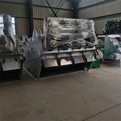Espesamiento integrado de la máquina de deshidratación del lodo de la prensa del tornillo del acero inoxidable