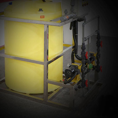 Floculante de dosificación automático integrado del inhibidor de la escala del tratamiento de aguas del equipo