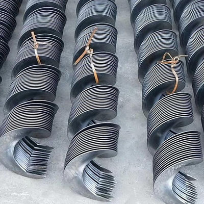 Transportador de tornillo de acero inoxidable horizontal del eje doble 1000m m para la industria hullera