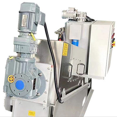 Sistema espiral de acero inoxidable automático completo 2.23kw 380Volt del deshidratador del barro