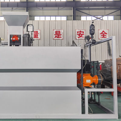 Tres polvo seco 4000L/H integrado equipo de dosificación de las cámaras PAM/PAC