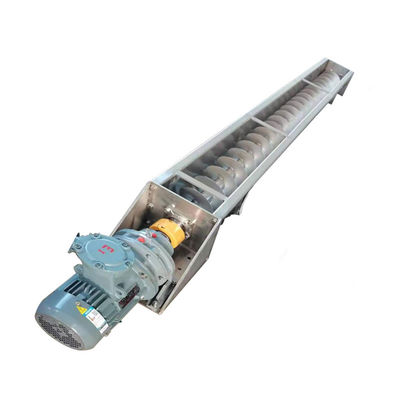 304 longitud en forma de "U" de acero inoxidable de la máquina 1~20m del transportador de tornillo de Shaftless