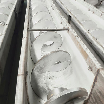 304 longitud en forma de "U" de acero inoxidable de la máquina 1~20m del transportador de tornillo de Shaftless