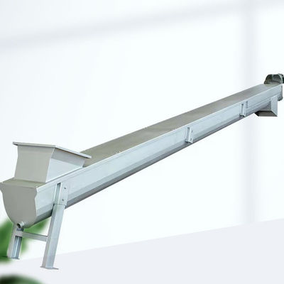 Tipo de acero adaptable longitud seca del transportador de correa del tornillo de carbono U del alimentador los 7m del polvo