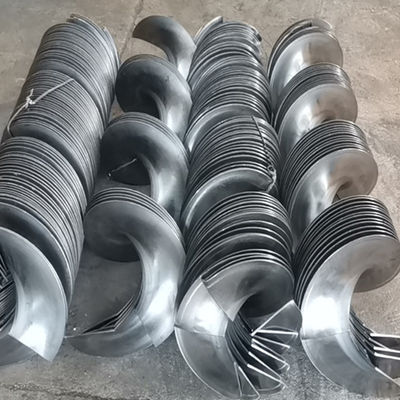 Tipo de acero adaptable longitud seca del transportador de correa del tornillo de carbono U del alimentador los 7m del polvo