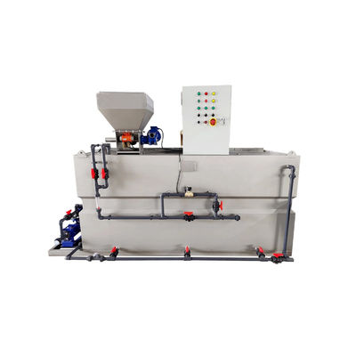 polímero de dosificación químico de la máquina 6000L que dosifica el sistema 2.2KW para el tratamiento de aguas residuales