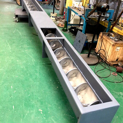 Transportador espiral de acero inoxidable el 1~100m del taladro del polvo del transportador del canal de SS316 U