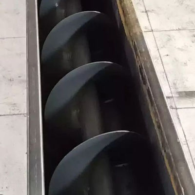 transportador de correa del tornillo de Shaftless del taladro del fango de 5t/H SS316 para el tratamiento de aguas residuales de teñido