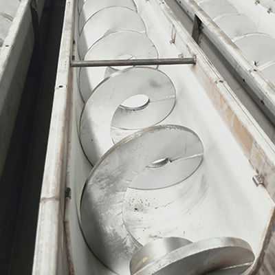 transportador de correa del tornillo de Shaftless del taladro del fango de 5t/H SS316 para el tratamiento de aguas residuales de teñido