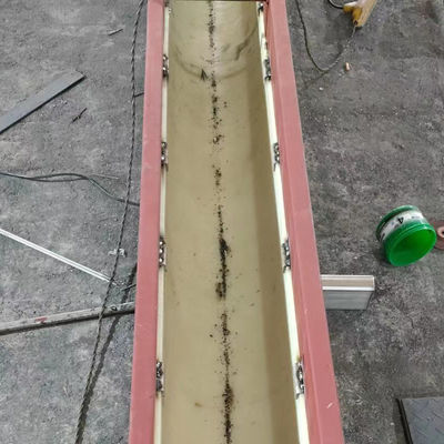 La velocidad espiral de acero de Adjsutable del transportador de Shaftless de carbono modificó el 1~100m para requisitos particulares