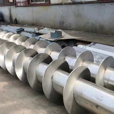 Slag de acero al carbono Sprial 304 transportador de tornillo de acero inoxidable para cemento