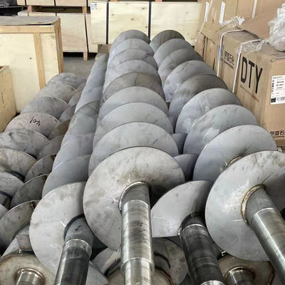 Slag de acero al carbono Sprial 304 transportador de tornillo de acero inoxidable para cemento