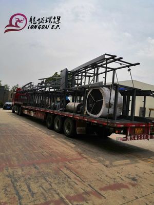 Transportador portátil del retiro de la basura, máquina del transportador de tornillo de 500m m