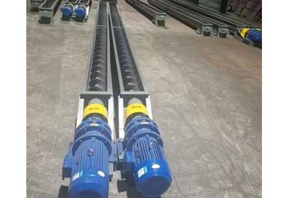 Transportador de correa blanco del tornillo de cinc, transportador de tornillo de 250m m Silo