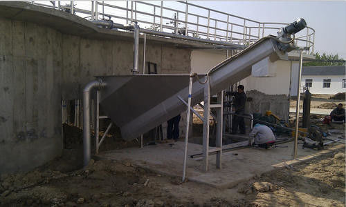 350m m Grit Separator Wastewater, 0.55Kw ciclón Grit Separator