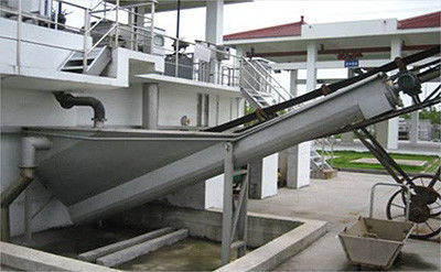 350m m Grit Separator Wastewater, 0.55Kw ciclón Grit Separator