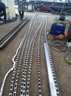 material que raspa no metálico de puente móvil de la placa de cadena del raspador de barro de los 4.5m