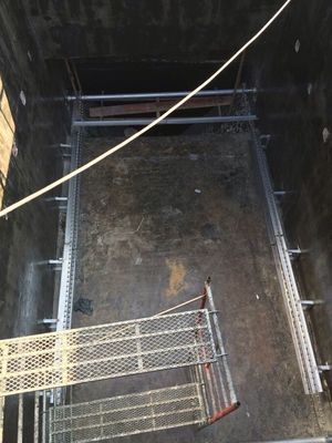 material que raspa no metálico de puente móvil de la placa de cadena del raspador de barro de los 4.5m