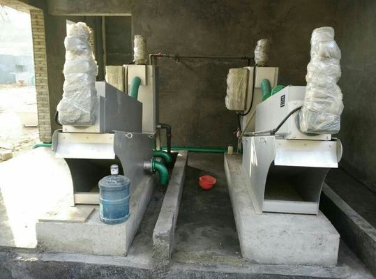 máquina de desecación del barro de la prensa de tornillo 4.5m3/h, equipo de desecación del barro químico